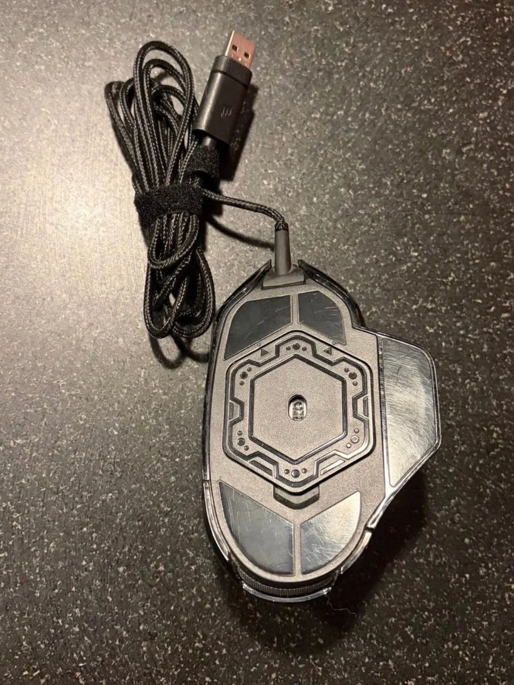 Corsair Black Wired Gaming Mouse with Braided Cable